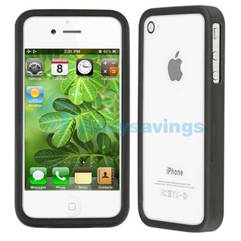 BLACK CASE+CAR+HOME CHARGER+PRIVACY FILM for iPhone 4 4S 4G 4GS G 