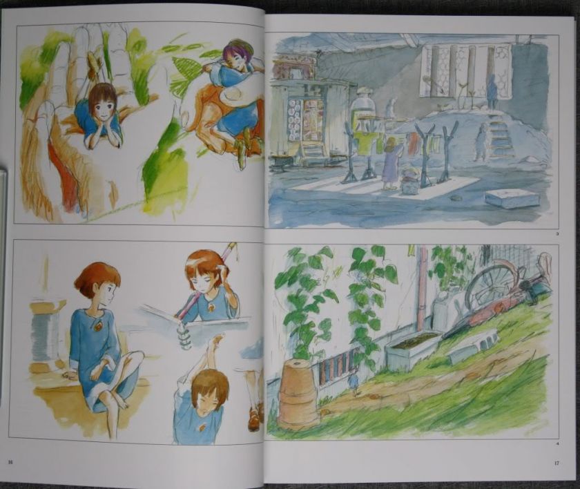 The Art of Kari gurashi/Borrower Arrietty Ghibli Book  