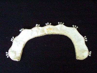 Beautiful Vintage Cream Color Beaded Collars   So Nice  