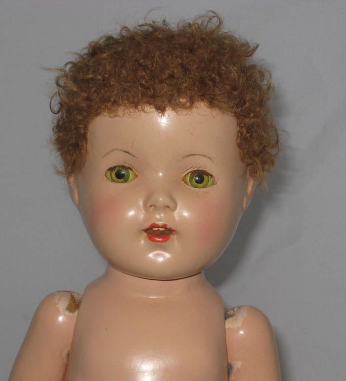 1930 EFFANBEE MARY LEE ALL COMPOSITION 16 TALL DOLL  