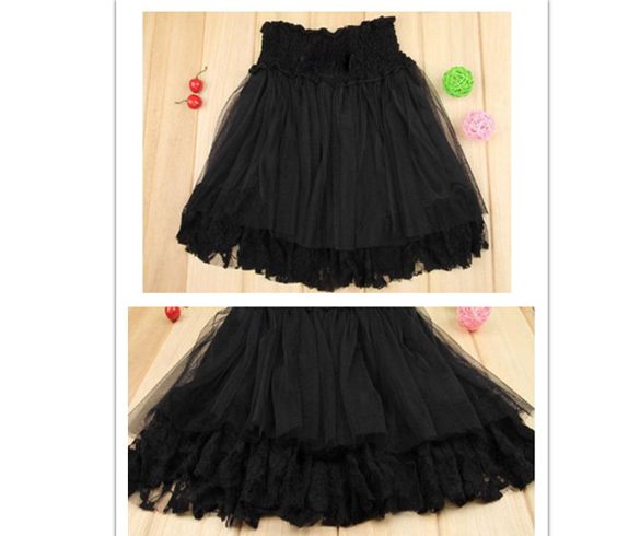 1x Pretty Tutu Lace Tulle Layer Tiered Skirt Cake Dress  