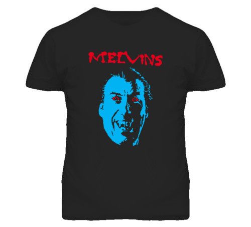 The Melvins Music Blue Vampire Cool Rock Black T Shirt  