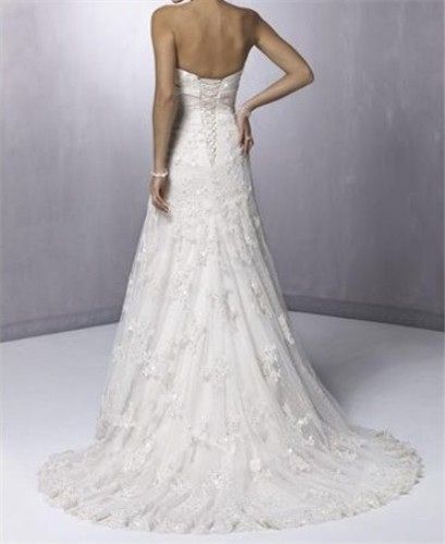 White/Ivory Beautiful Bridal Wedding Dress Formal Gown Custom size and 