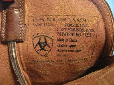 Womens Western Cowboy Boots   Ariat   Brown Leather   9 B (Medium 