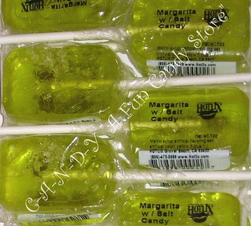 SUGAR FREE LOLLIPOPS   Margarita Flavor With Real Salt   Sugarfree 