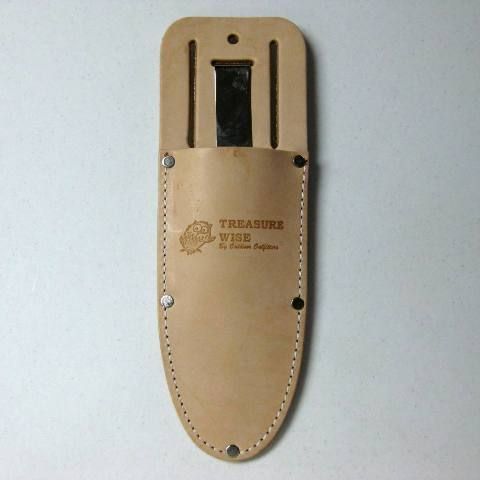 Treasure Wise Metal Detector User Leather Sheath for 3 in1 Knife 