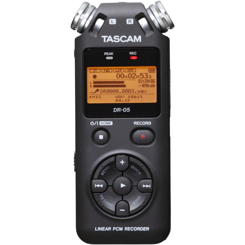   II Pro Headphones Tascam DR 05 Portable Recorder DR05 NEW  