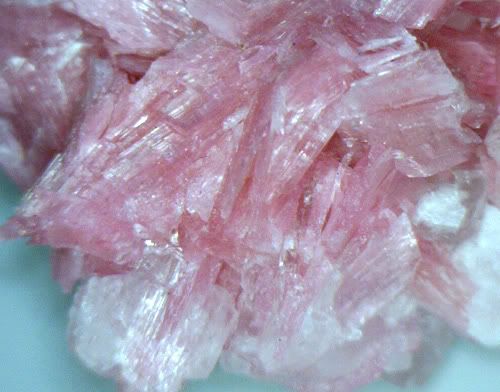 Pink RHODONITE Crystals with CALCITE   Mineral Specimen for 